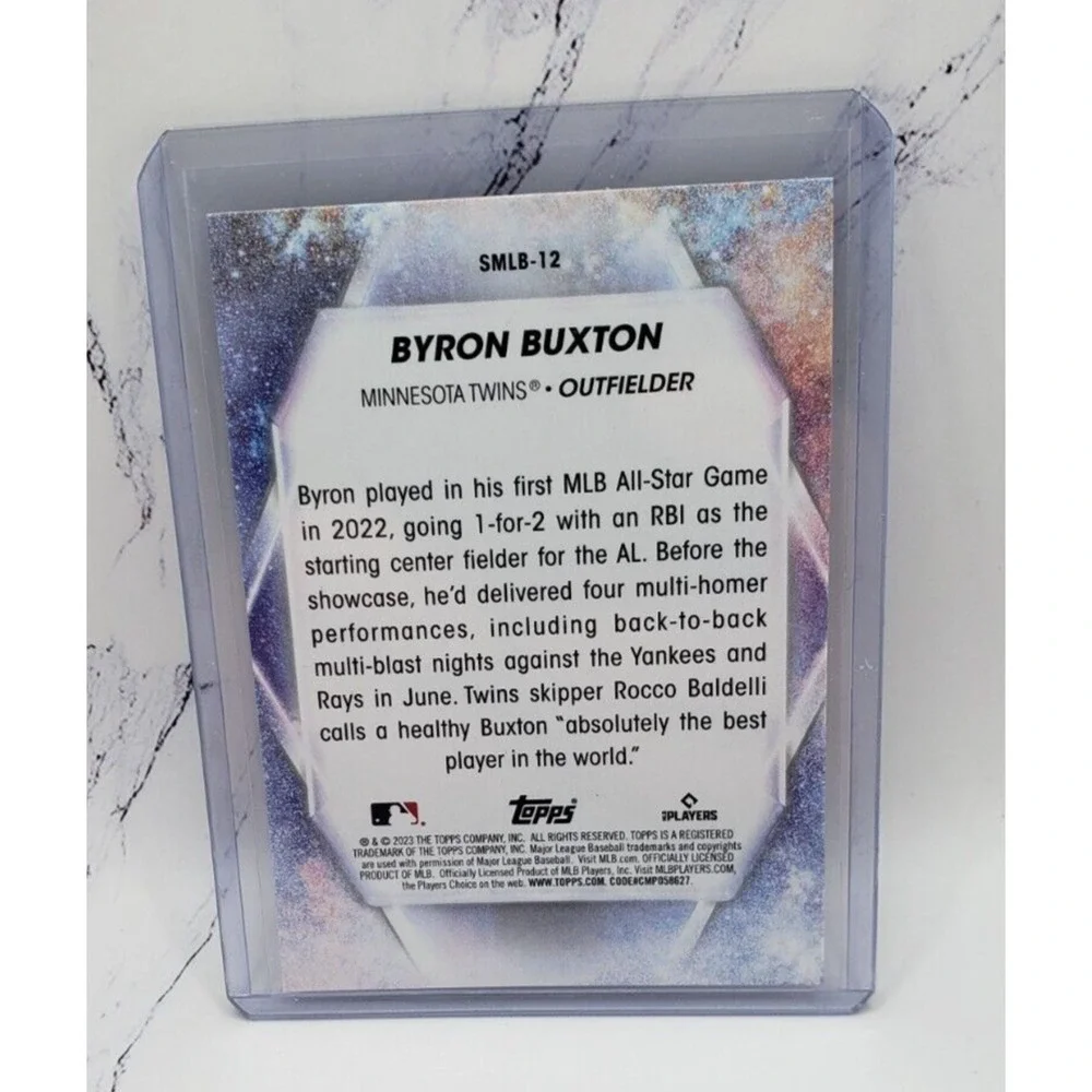 2023 Topps Series 1 Stars Of MLB #SMLB-12 Byron Buxton Minnesota Twins